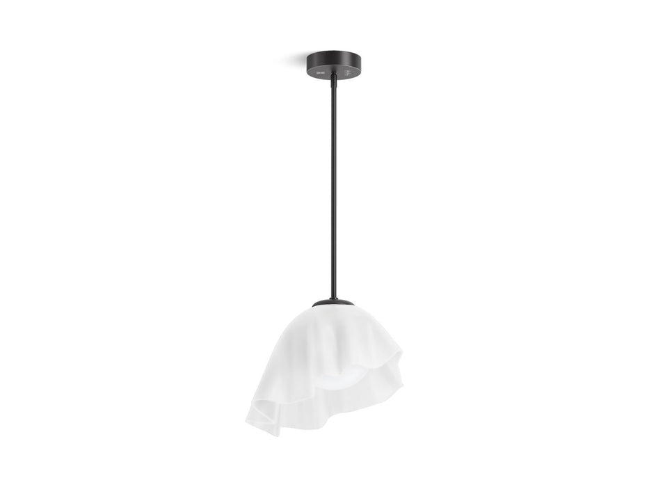 KOHLER K-32695 Landshapes™ by Daniel Arsham 14-3/4" Pendant, matte black