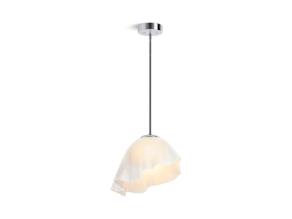KOHLER K-32695 Landshapes™ by Daniel Arsham 14-3/4" Pendant, polished chrome - view 2
