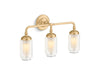 KOHLER K-32806-SC03 Artifacts Three-light sconce, brushed moderne brass - view 2