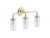 KOHLER K-32806-SC03 Artifacts Three-light sconce, french gold