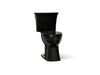 KOHLER 32810 Kelston Two-piece elongated toilet, 1.28 gpf - Black Black