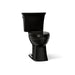 KOHLER 32810 Kelston Two-piece elongated toilet, 1.28 gpf - Black Black
