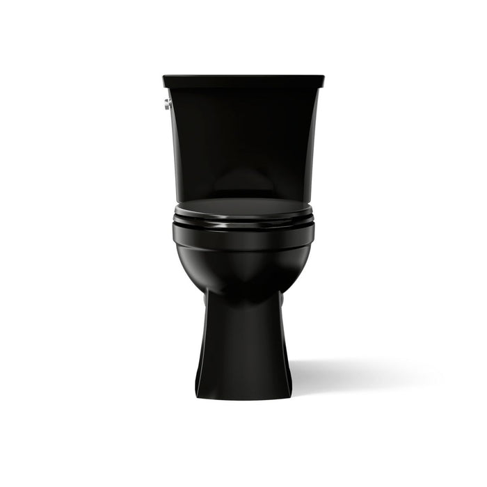 KOHLER 32810 Kelston Two-piece elongated toilet, 1.28 gpf - Black Black