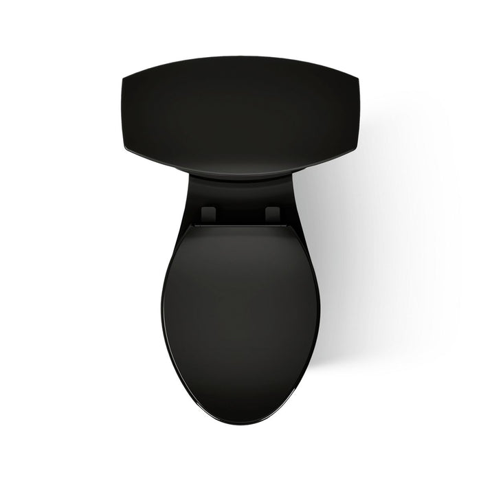 KOHLER 32810 Kelston Two-piece elongated toilet, 1.28 gpf - Black Black