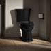 KOHLER 32810 Kelston Two-piece elongated toilet, 1.28 gpf - Black Black