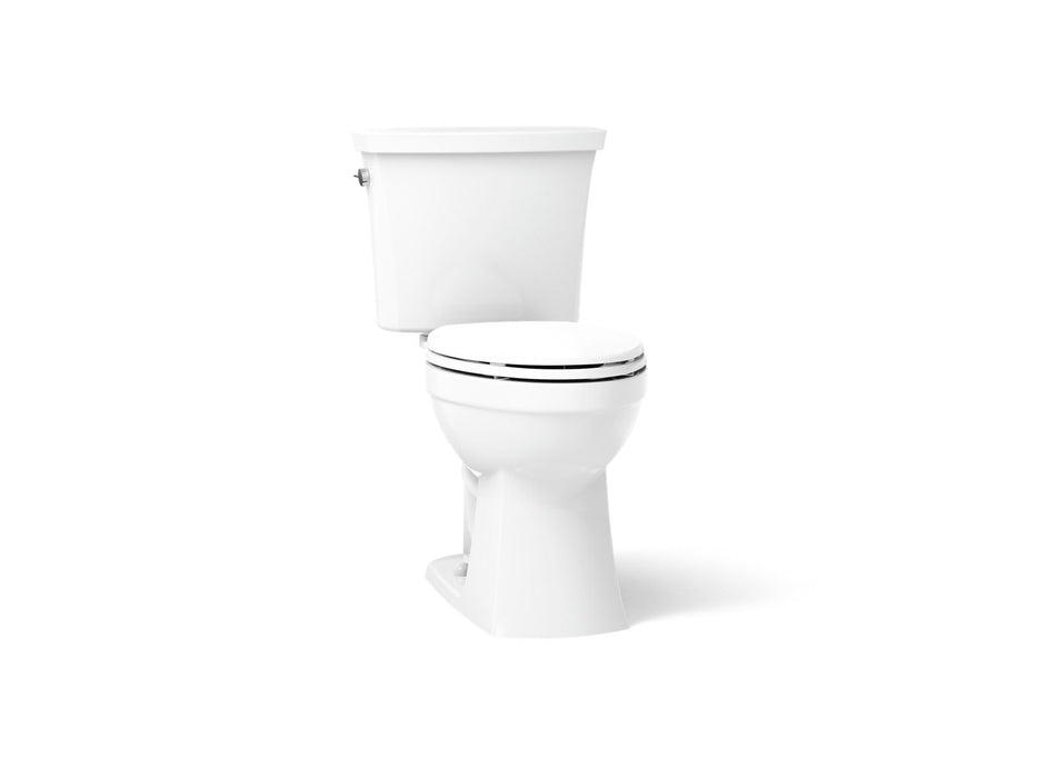 KOHLER 32810 Kelston Two-piece elongated toilet, 1.28 gpf - White