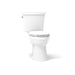 KOHLER 32810 Kelston Two-piece elongated toilet, 1.28 gpf - White