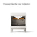 KOHLER K-32836 Solive 30" bathroom vanity cabinet with sink and quartz top, gossamer white - view 4