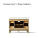 KOHLER K-32839 Solive 48" bathroom vanity cabinet with sink and quartz top, light oak - view 5