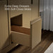 KOHLER K-32840 Solive 60" bathroom vanity cabinet with sinks and quartz top, light oak - view 5