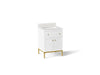 KOHLER K-33000 Calpa 24" bathroom vanity cabinet with sink and quartz top, white