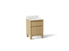 KOHLER K-33015 Solive 24" bathroom vanity cabinet with sink and quartz top, light oak