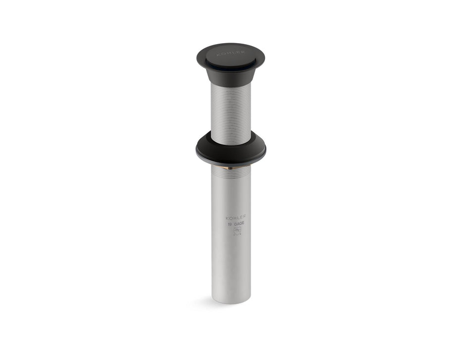 KOHLER K-33151 Clicker drain without overflow, matte black