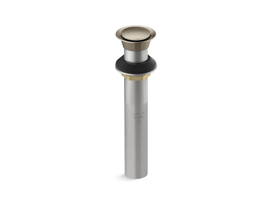 KOHLER K-33151 Clicker drain without overflow, vibrant brushed bronze