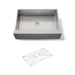 KOHLER K-33157 Strive 33-1/2" Undermount Single-bowl Farmhouse Kitchen Sink, stainless steel - view 5