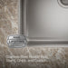 KOHLER K-3325 Undertone 23" undermount single-bowl kitchen sink, stainless steel - view 4