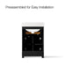 KOHLER K-33264 Alouette™ 24" Bathroom Vanity Cabinet with Sink and Quartz Top, ferrous grey - view 2