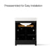KOHLER K-33265 Alouette™ 30" Bathroom Vanity Cabinet with Sink and Quartz Top, ferrous grey - view 2