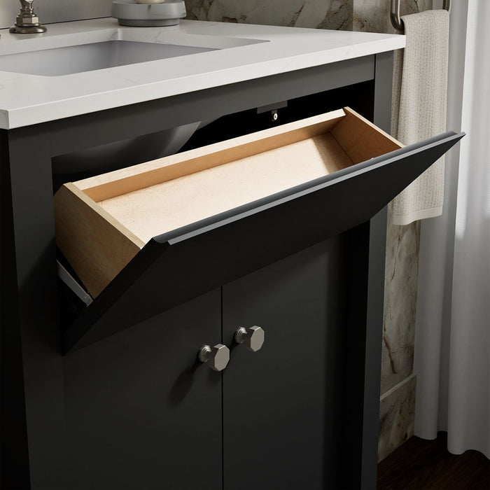 KOHLER K-33265 Alouette™ 30" Bathroom Vanity Cabinet with Sink and Quartz Top, ferrous grey - view 4