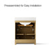 KOHLER K-33265 Alouette™ 30" Bathroom Vanity Cabinet with Sink and Quartz Top, light oak - view 2