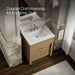 KOHLER K-33265 Alouette™ 30" Bathroom Vanity Cabinet with Sink and Quartz Top, light oak - view 5