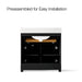 KOHLER K-33266 Alouette™ 36" Bathroom Vanity Cabinet with Sink and Quartz Top, ferrous grey - view 2