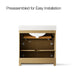 KOHLER K-33266 Alouette™ 36" Bathroom Vanity Cabinet with Sink and Quartz Top, light oak - view 2