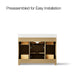 KOHLER K-33268 Alouette™ 48" Bathroom Vanity Cabinet with Sink and Quartz Top, light oak - view 2