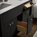 KOHLER K-33293 Alouette™ 60" Bathroom Vanity Cabinet with Sinks and Quartz Top, dark warm grey - view 4