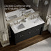 KOHLER K-33293 Alouette™ 60" Bathroom Vanity Cabinet with Sinks and Quartz Top, ferrous grey - view 5