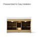 KOHLER K-33293 Alouette™ 60" Bathroom Vanity Cabinet with Sinks and Quartz Top, light oak - view 2