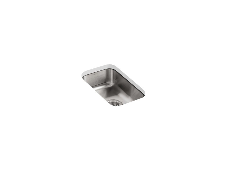 KOHLER K-3333 Undertone 10-3/4" undermount single-bowl kitchen sink, stainless steel