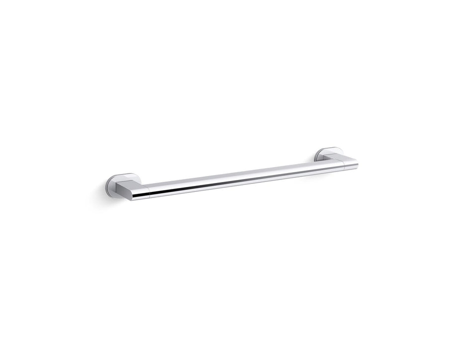KOHLER K-33457 Belay™ 18" Grab Bar, polished chrome