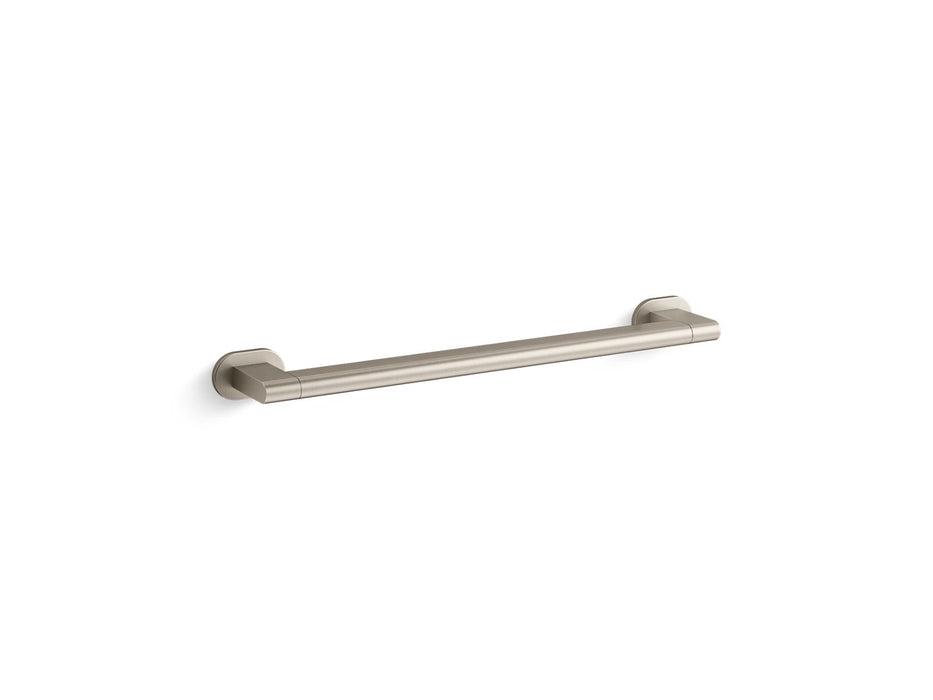 KOHLER K-33457 Belay™ 18" Grab Bar, vibrant brushed nickel