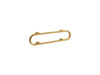 KOHLER K-33463 Belay™ Grab Bar Loop, vibrant brushed moderne brass