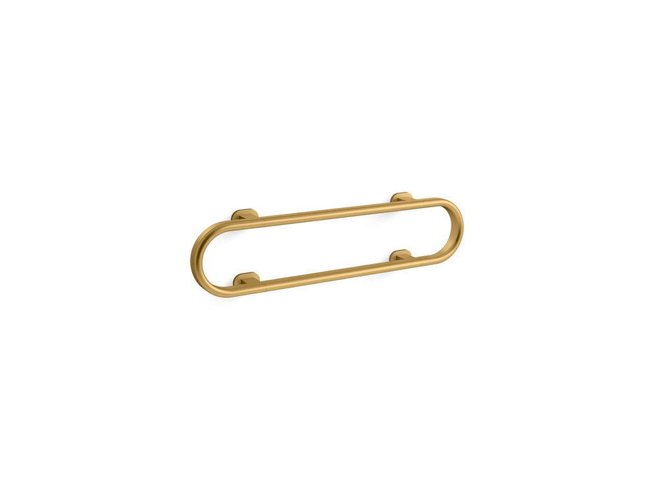 KOHLER K-33463 Belay™ Grab Bar Loop, vibrant brushed moderne brass
