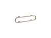 KOHLER K-33463 Belay™ Grab Bar Loop, vibrant brushed nickel