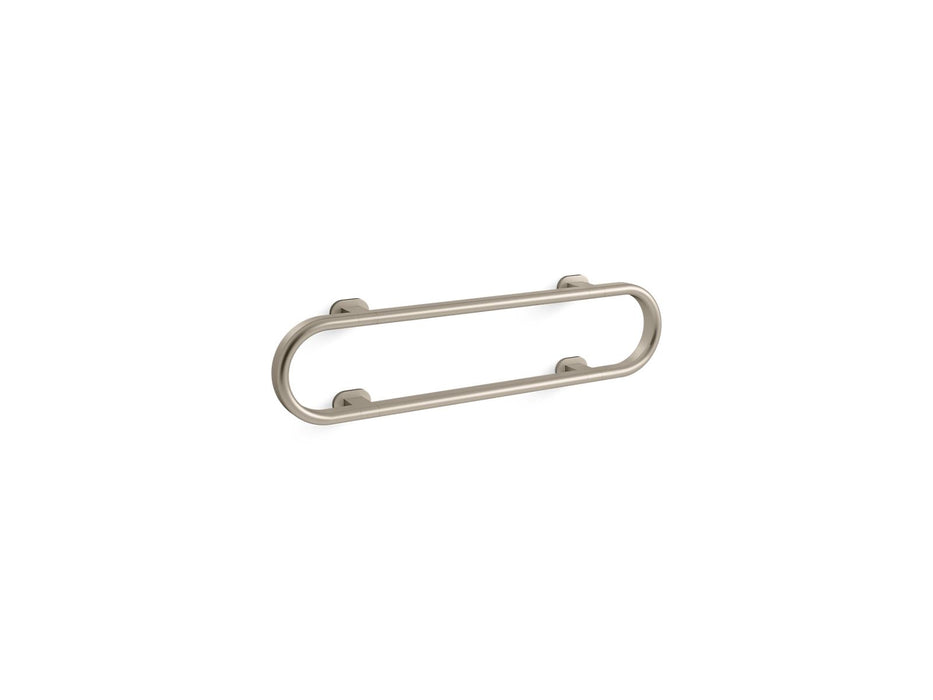 KOHLER K-33463 Belay™ Grab Bar Loop, vibrant brushed nickel