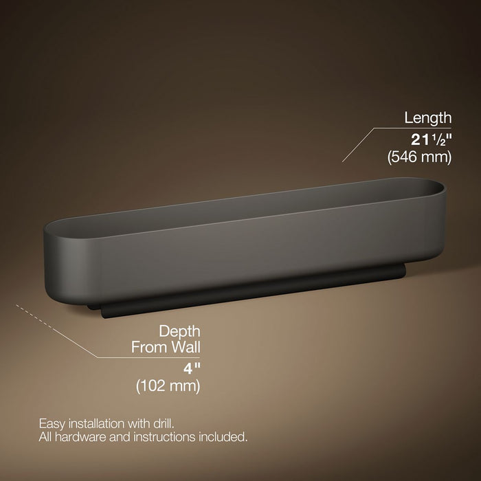 KOHLER K-33464 Belay™ Storage Tray, thunder grey - view 3