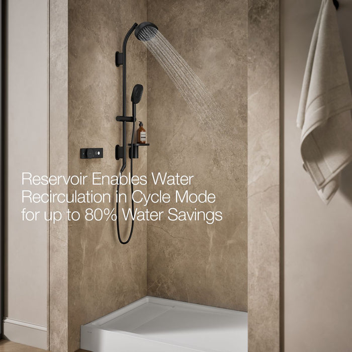 KOHLER K-33479 Anthem EvoCycle 48" x 32" alcove shower base, left drain