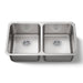 KOHLER K-3350 Undertone 31-1/2" undermount double-bowl kitchen sink, stainless steel - view 4
