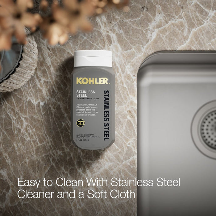 KOHLER K-3351 Undertone 31-1/2" undermount double-bowl kitchen sink, stainless steel - view 5