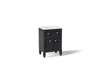 KOHLER K-33535-ASB Hearthaven 24" bathroom vanity cabinet with sink and quartz top, slate grey