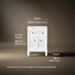 KOHLER K-33535-ASB Hearthaven 24" bathroom vanity cabinet with sink and quartz top, white - view 3