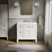 KOHLER K-33537-ASB Hearthaven 36" bathroom vanity cabinet with sink and quartz top, white - view 4