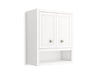 KOHLER K-33541-ASB Hearthaven 24" x 28" wall cabinet, white