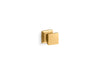 KOHLER K-33542 Hearthaven Cabinet knob, vibrant brushed moderne brass