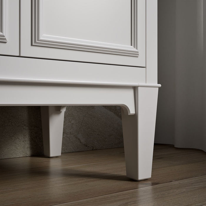KOHLER K-33543-ASB Southerk 24" bathroom vanity cabinet with sink and quartz top, white - view 5