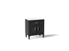 KOHLER K-33544-ASB Southerk 30" bathroom vanity cabinet with sink and quartz top, slate grey