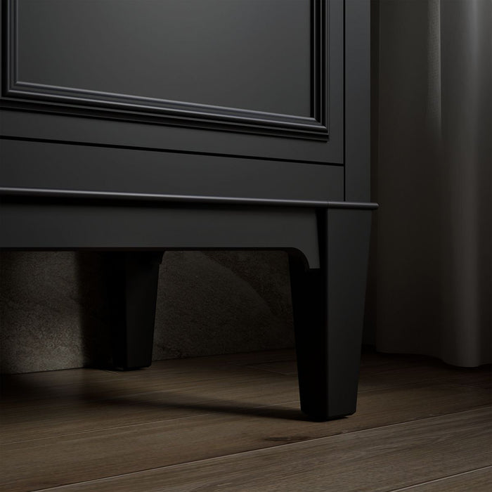 KOHLER K-33544-ASB Southerk 30" bathroom vanity cabinet with sink and quartz top, slate grey - view 3